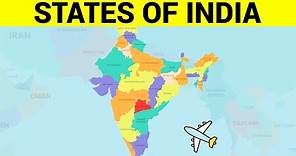 INDIAN STATES - Learn the States of India Easily on Map