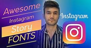 How To Add Custom Fonts To Instagram Story!