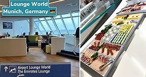 Airport Lounge World Munich airport Germany Food Lounge review