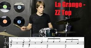 La Grange Drum Tutorial - ZZ Top