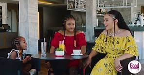 WORLD EXCLUSIVE: Pearl Thusi is interviewed by her daughters