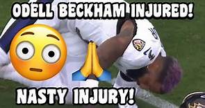 Odell Beckham Jr INJURY 😰 Lamar Jackson throws HOSPITAL PASS | Ravens vs Cardinals 2023 highlights