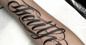 How to Design a Script Tattoo | Tattooing 101