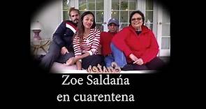 Entrevista inédita con la actriz Zoe Saldaña y su familia