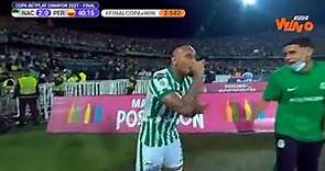 Nelson Palacio anotó el 1-0 de Atlético Nacional sobre Pereira. (Video: Win Sports)