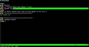 Writing your First Shell Script for Linux Tutorial
