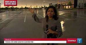 Video captures storm sirens going off in Frisco as severe weather moves through Dallas area