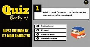 Can You Guess The Book? | Guess The Book By The Main Character's Name | 30 Questions Books Quiz #1