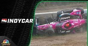 Simon Pagenaud withstands harrowing IndyCar Series Mid-Ohio practice crash | Motorsports on NBC