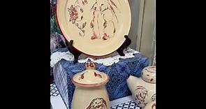 Red Hare Pottery Bonnie Burns Benjamin Burns Painting on Pottery History Seagrove