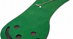 Putting Green Indoor Mat. Step Up Your Game and Impress Your Friends. Practice Anywhrere with This Training Aid: Basement, Backyard, Office. Large 3 x 9 Feet Realistic Matt Surface