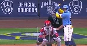 ICYMI: the baseball that William Contreras absolutely annihilated last night | Milwaukee Brewers