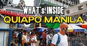 QUIAPO MANILA OF THE PHILIPPINES Walking Tour | Explore Quiapo Manila's CHURCH, STREETS & MARKETS