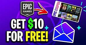 How To Get A FREE $10 Epic Games Coupon! (How To Claim)