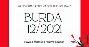 Burda 12/2021 First Look • All the Styles