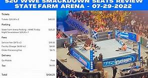 $20 WWE Smackdown Seats Review - Are They Worth It?
