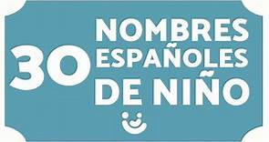 30 NOMBRES BONITOS para NIÑOS en ESPAÑOL 🧒🏻 (+ Significado)