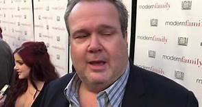 Eric Stonestreet chats on the "Modern Family" red carpet for an Emmy voter FYC screening