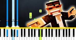 CaptainSparklez - Revenge (Minecraft) (Piano Tutorial) By MUSICHELP