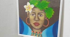 La mujer negra, musa de las pinturas de Karen Spencer