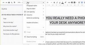 Try This Now! How to change text case in Google Docs