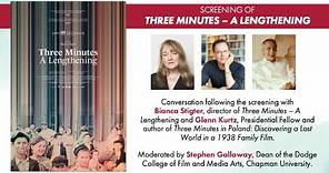 Bianca Stigter and Glenn Kurtz: Three Minutes - A Lengthening