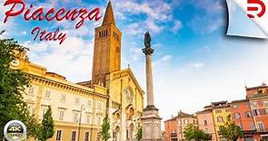 Piacenza - Italy | A Walk to the City Center & Back | 4K - [UHD]