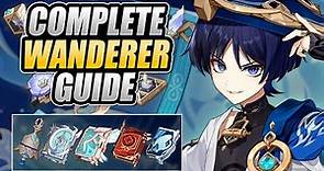 WANDERER - COMPLETE GUIDE - Optimal Builds, Weapons, Artifacts, Team Showcase | Genshin Impact