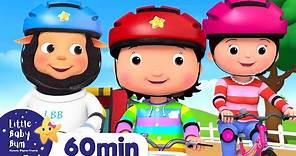 Learning to Ride My Bike - Little Baby Bum | Kids Cartoons & Nursery Rhymes | Moonbug Kids