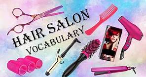 Hair Salon Vocabulary In English