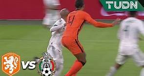 ¡Vaya altura! Van Dijk le saca casi medio metro al Chaka | Holanda 0-0 México | Amistoso 2020 | TUDN