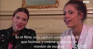 Entrevista:Léa Seydoux & Adèle Exarchopoulos-Sub-Español.(Part-3).
