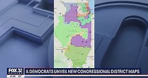Illinois Democrats unveil new congressional district maps