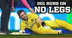 Glenn Maxwell delivers greatest batting performance ever with no legs, a breakdown