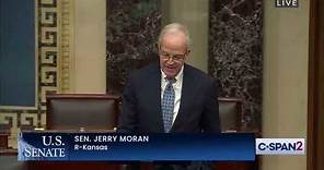U.S. Senator Jerry Moran Speaks on the Senate Floor to Honor Mayor Mike Boehm