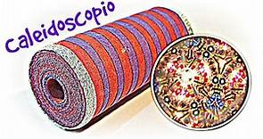 Cómo hacer un caleidoscopio. how to make a kaleidoscope.