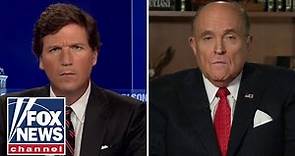 Rudy Giuliani joins Tucker for first TV interview since FBI raid