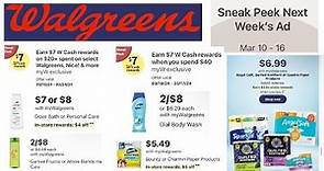 Walgreens Weekly Ad Preview 3/10 - 3/16