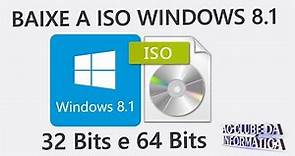 Como Baixar a ISO Windows 8.1 Pro 32 Bits e 64 Bits Original