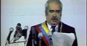 Toma de posesión del presidente electo de Venezuela Luis Herrera Campíns, el 12 de marzo de 1979