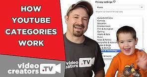 How To Choose the Right YouTube Category for your Video