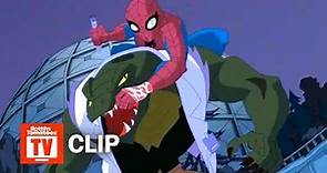 The Spectacular Spider-Man (2008) - Spider-Man vs. the Lizard Scene (S1E3)