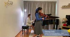 线上中提琴比赛金奖 - Cheung Cindy (15 yrs) - Gold of 2022 SRIMF Viola Competition Youth Category