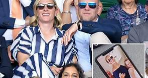 Mike Tindall accidentally reveals an intimate family photo of Zara Tindall and daughter Mia