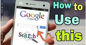 How to Use Google Image Search - On Android