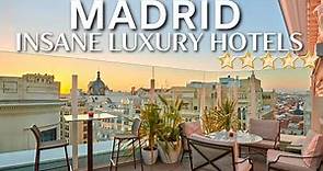 TOP 10 Best Luxury 5 Star Hotels In MADRID , SPAIN | Madrid City Center | PART 1