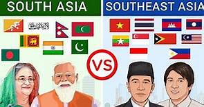 South Asia vs South East Asia - Comparison 2022