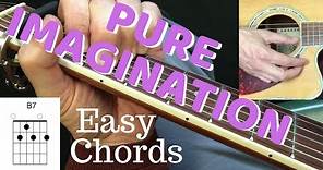 Pure Imagination - Guitar Lesson - Easy Chords