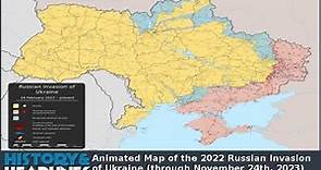 Animated Map of the 2022 Russian Invasion of Ukraine (through November 24th, 2023)