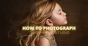 How to photograph younger kids in the studio.